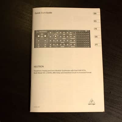 Behringer Neutron Paraphonic Analog and Semi-Modular Synthesizer 2018 - Present - Red image 10