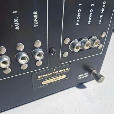 Rare Marantz Model 33 Pre-Amp, Champagne Etched Face, Recapped