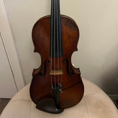 Beautiful Mittenwald c1870s 4/4 Full Size Antique Violin & Case - 'A. Smillie' image 2