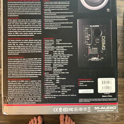 M-Audio DSM2 Bi-Amplified Reference Monitors - Pair - Excellent Condition with Original Boxes 2008-2014 - Black image 7