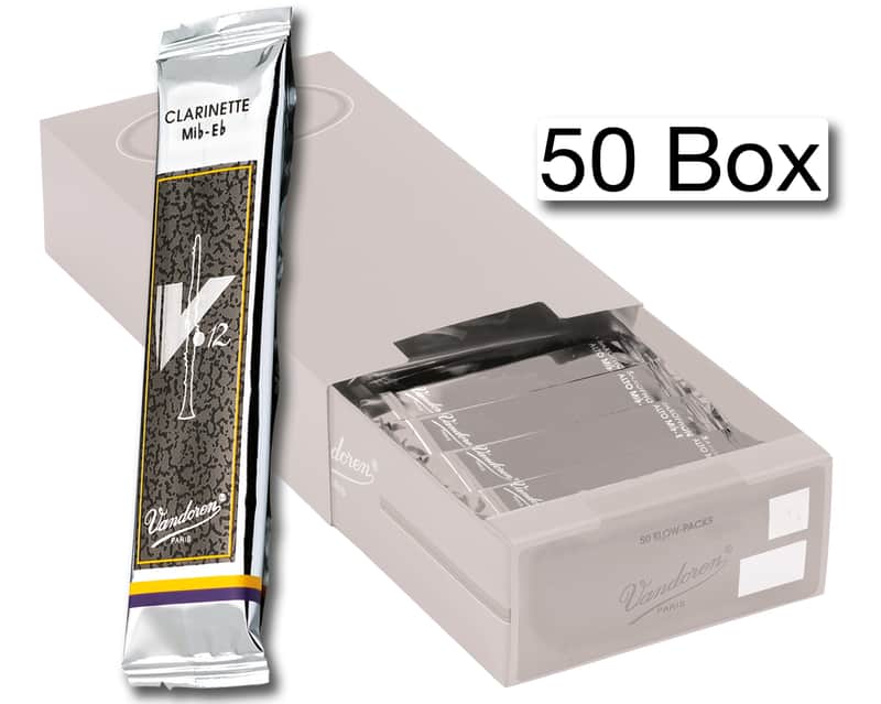 Vandoren CR1925/50 V12 Series Bb Clarinet Reeds - Strength 2.5 (Box of 50) image 1