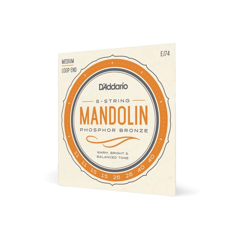 D'Addario EJ74 Phospher Bronze Mandolin Strings, 11-48 Medium image 1
