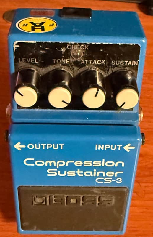 Boss CS-3 Compression Sustainer (Silver Label) 1997 - Present - Blue image 1