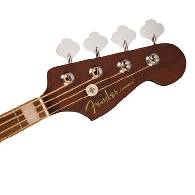 Fender Kingman Acoustic Bass; Shaded Edge Burst image 4