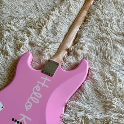 2024 Squier Hello Kitty Reissue Stratocaster Electric Guitar image 12