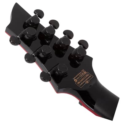 Schecter Sunset-7 ET Red Dawn 7-String Electric Guitar - Gloss Black image 5