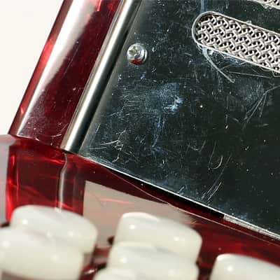 Sofiamari SM-3112 31 Button 12 Bass Accordion - G/C/F 2010s - Red Pearl image 4