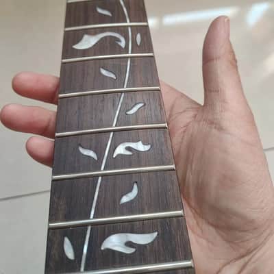 Maple Bass Guitar Neck, 24-Frets Tree of Life Inlay image 7