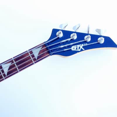 Vintage 90's GTX-53 KAMAN OVATION Bass Guitar 24 FRETS **ElectricBlue** KOREA PING MIK image 5