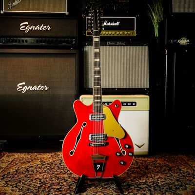 1967 Fender Coronado XII – Cherry Red – Rosewood Fretboard – 100% Original – Very Good Condition – Serial #162143 image 2
