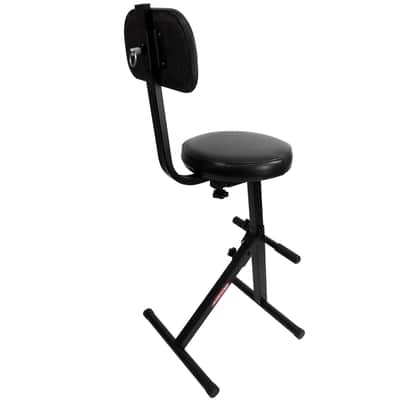 ProX Black Aluminum 5-Panel DJ Scrim Facade Frontboard w/ Travel Case + Chair image 14