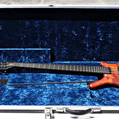 Warwick Thumb ​NT4  - 4 String Neck Thru Bass Guitar with ​Custom Ordered Calzone ATA ​Deluxe Bass Flight Case - PV Music Guitar Shop Setup and Tested - Plays / Sounds / Looks Great image 1