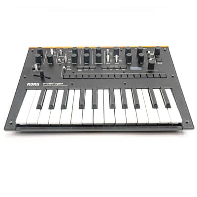 Korg Monologue Analog Synthesizer Keyboard Black with Power Supply image 3