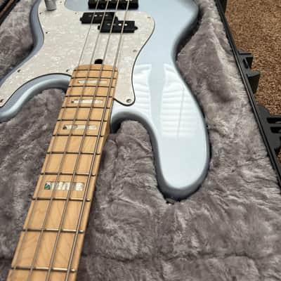 Lakland Skyline 44-64 Custom PJ Deluxe Electric Bass 2025 - Ice Blue Metallic image 11
