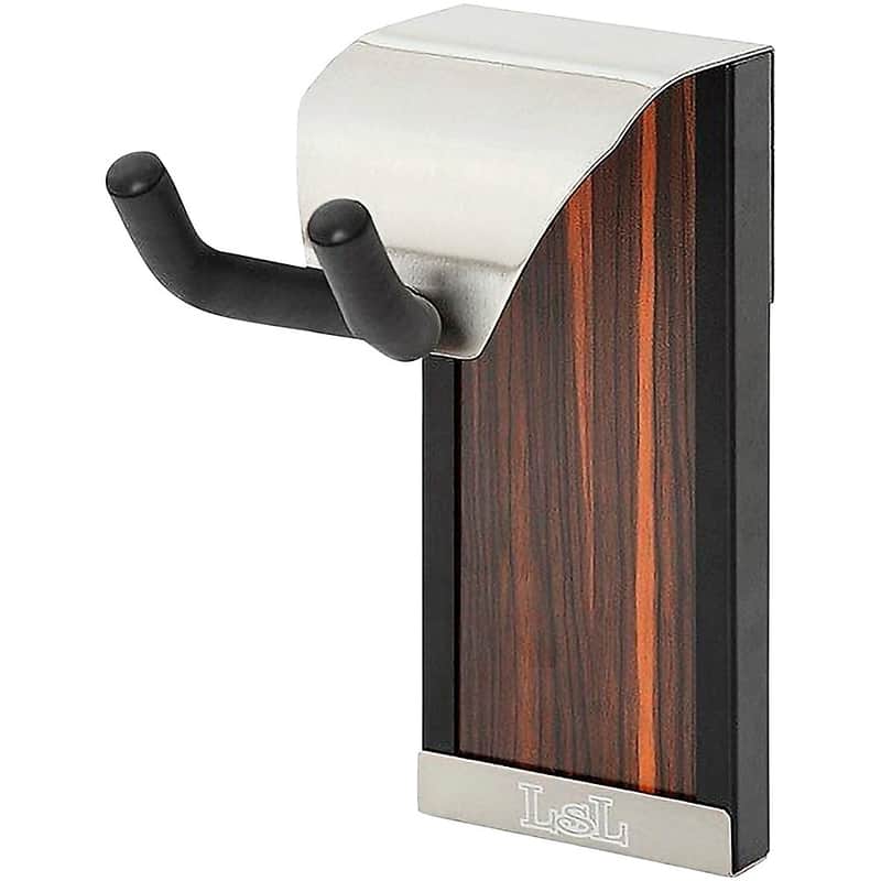 LsL Instruments Arc Guitar Hanger - Black with Rosewood Regular image 1