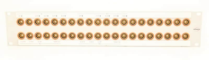 19-Zoll 2HE 40x LEMO Series 1S patchfield | Goldkontakte | SF8 image 1
