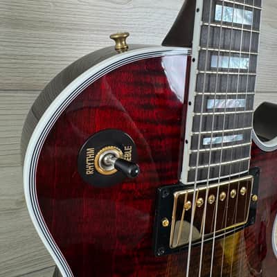 Gibson Custom Les Paul Axcess Custom Figured Top Electric Guitar - Bengal Burst #2116 image 6