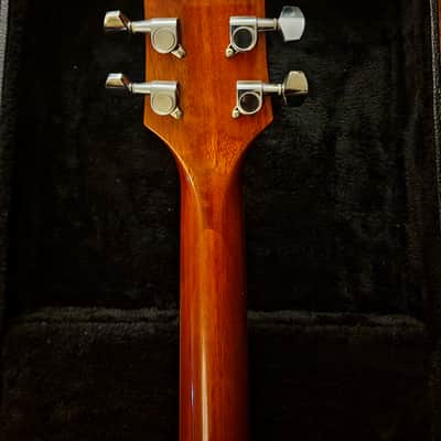 Oscar Schmidt OE20QTE By: Washburn Les Paul Style Electric Guitar With Strap & Hardshell Case image 5