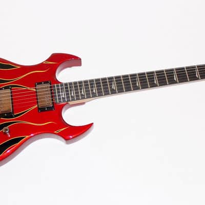 Kramer Pariah Electric Guitar Red & Black Flames | Reverb