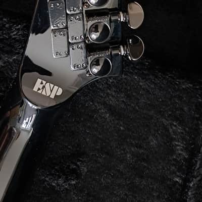 ESP LTD EX-400 BD - Black with Black Diamond Plate and with Lace Alumitone pickups and hardcase image 7