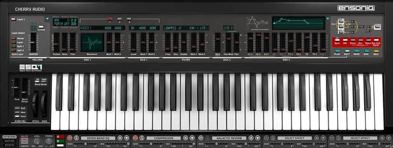 Ensoniq ESQ-1 (Download) <br>Landmark Virtual Synthesizer image 1
