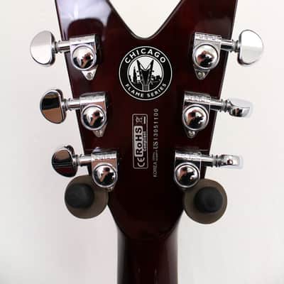 Dean ML Chicago Flame Trans Brazilia Left-Handed image 11