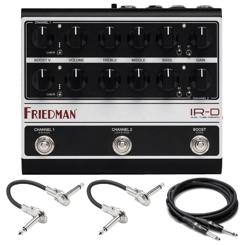 New Friedman IR-D Dual Channel Tube Preamp & DI Guitar Effects Pedal image 1