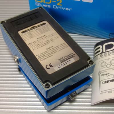 1996 Early Model Boss BD-2 Blues Driver (Silver Label) image 3