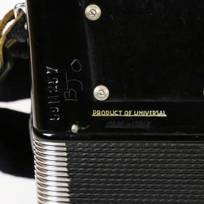 1950s Universal Electric Accordion Rare Stereo Model Vintage with Original Case Made in Italy image 18