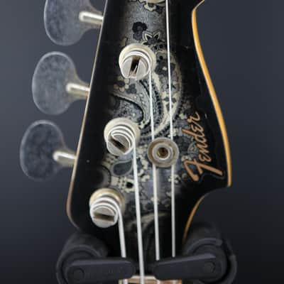 Fender Custom Shop Limited Edition Jazz Bass Relic 3A Rosewood Fingerboard 2024 - Black Paisley image 5