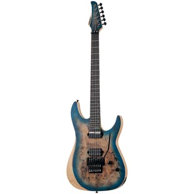 Schecter Reaper-6 FR S - Ebony Fingerboard, Satin Sky Burst image 1