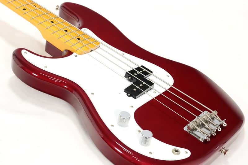 Fender Japan PB57-65 Lefty  Candy Apple Red image 1
