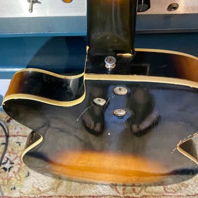 Kay Swingmaster K672 Barney Kessel Pickups 1950s - Vintage Sunburst image 7