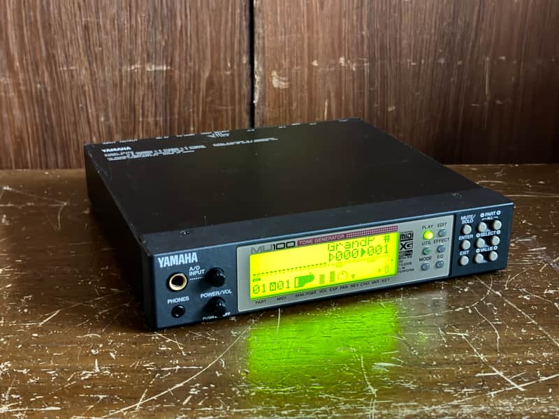 Yamaha MU100 TONE GENERATOR XG MIDI sound module NEW INTERNAL BATTERY image 1