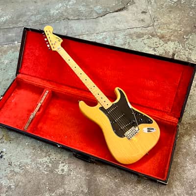 Fender Stratocaster 1975 - Natural original vintage USA maple strat image 1