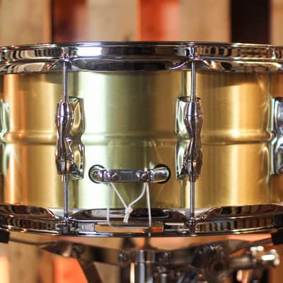 Yamaha 14x6.5 Recording Custom Brass Snare Drum - RRS1465 image 4