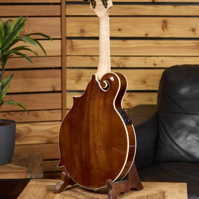 Ortega RMFE200PF Americana Series F-Style Solid Flamed Maple Top Maple Neck 8-String Acoustic-Electric Mandolin w/Croco Leather Case image 14
