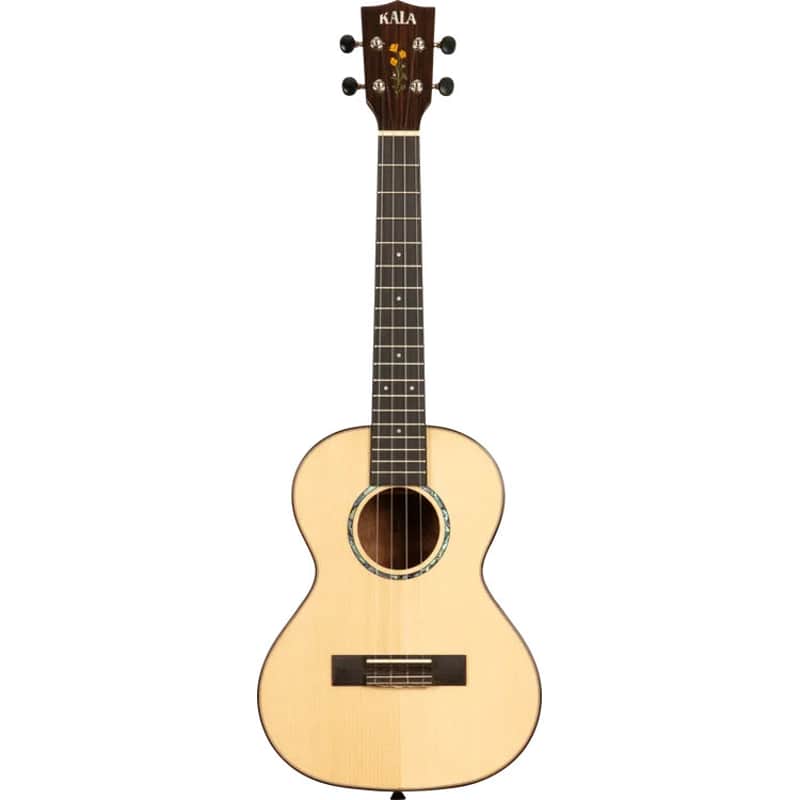 Kala 20th Anniversary Uke Tenor Spruce / Quilted Sapele Gloss W/Bag - Gloss image 1