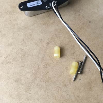Seymour Duncan STR-3 Quarter Pound TELE Neck Pickup Chrome Cover Series Mod Wire image 5