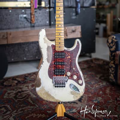Handyman Mick Mars Stratocaster "The Dirt" 2019 Vintage white image 1