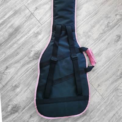 Fishbone BLACK Guitar 2024 Black Hello kitty With fishbone gig bag, Strap, Pick image 6