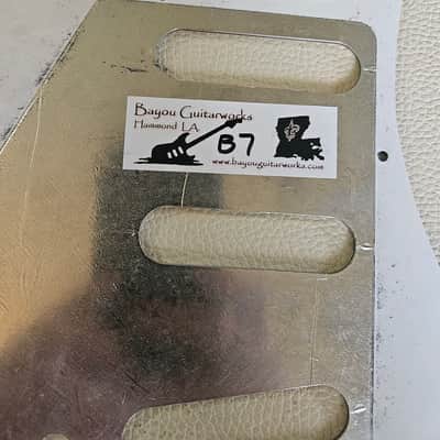 Fender Stratocaster Aged Relic 3 ply Pickguard White 62 59-62 image 7