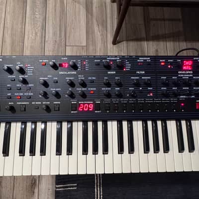 Dave Smith Instruments OB-6 49-Key 6-voice Polyphonic Synthesizer 2017 - Present - Black image 3