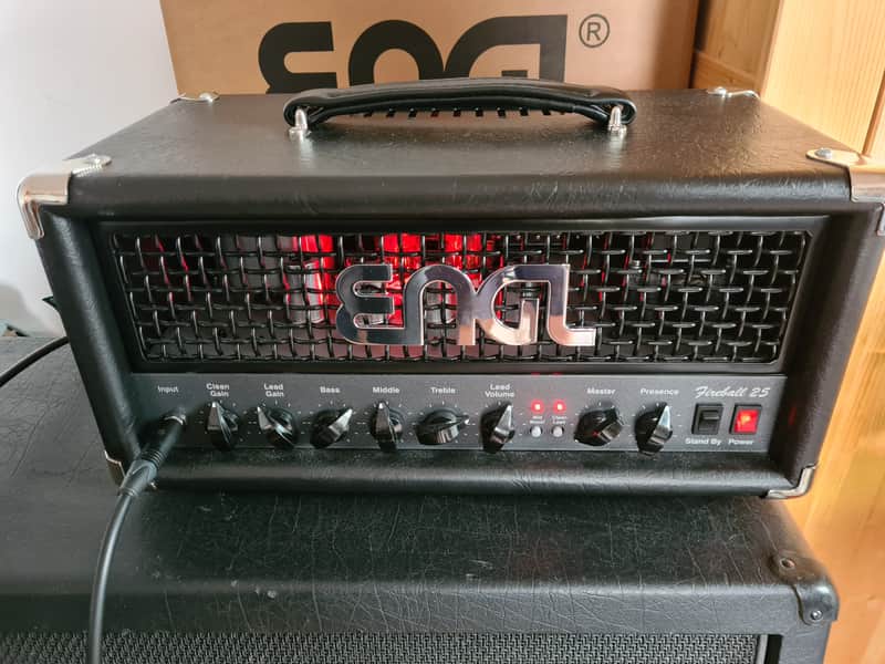 Engl Fireball 25 E633 2-Channel 25-Watt Guitar Amp Head 2025 - Black image 1