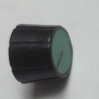 ONE lightly used genuine DOD Green & Black knob for 545-A Wah Filter or 565 Stereo Chorus (Performer Series) NO pedal - NO other items, 1980s, hard plastic, Green TOP, Black SIDES, Black Top EDGE, Black Position LINE image 16