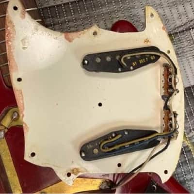 Fender Mustang 1966 with 1965 Abigail Ybarra pick up set and with original hardcase image 8