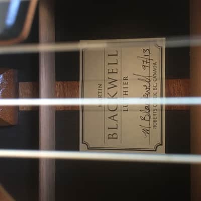 Martin Blackwell Concert Classical Double Top / Madagascar Rosewood Back Sides. image 12