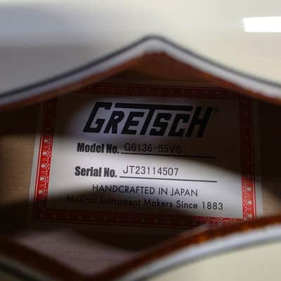 2023 Gretsch G6136-55 Vintage Select '55 Falcon White Pearl Metallic image 10