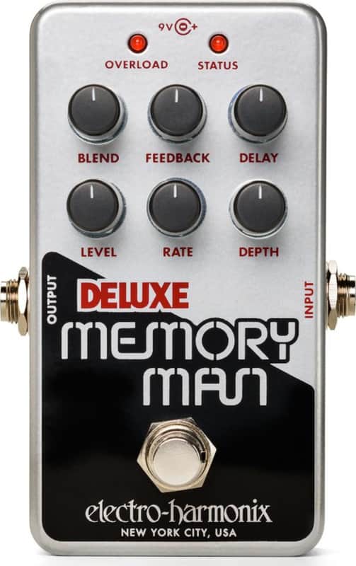 Electro-Harmonix Nano Deluxe Memory Man Analog Delay Effects Pedal image 1