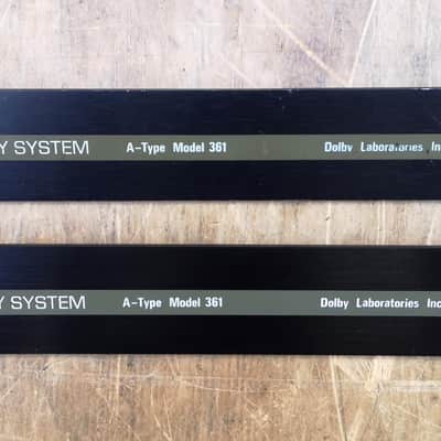 NEW! MINT! Access Plate/Emblem/Thumbscrews for Dolby 361 Noise Reduction Frame image 12